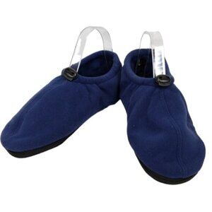 Magic Bag Slippers Microwave  Size Medium Blue Unisex